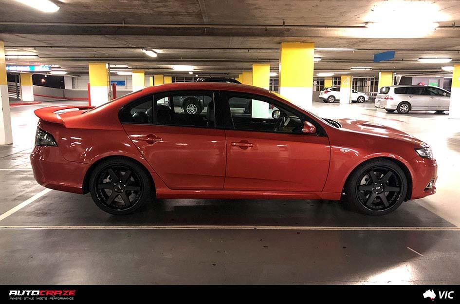 FORD FALCON ALTAIR MATTE BLACK WITH GLOSS BLACK LIP